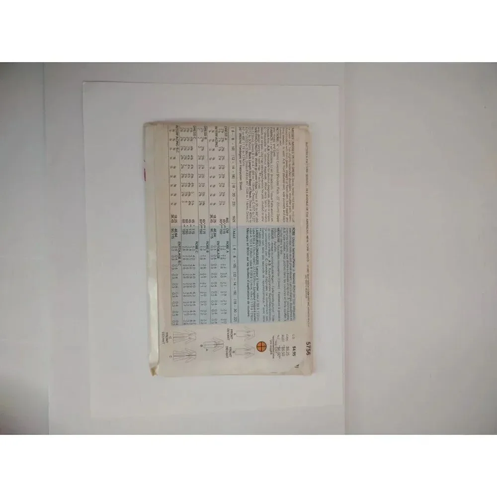 Butterick uncut 1987